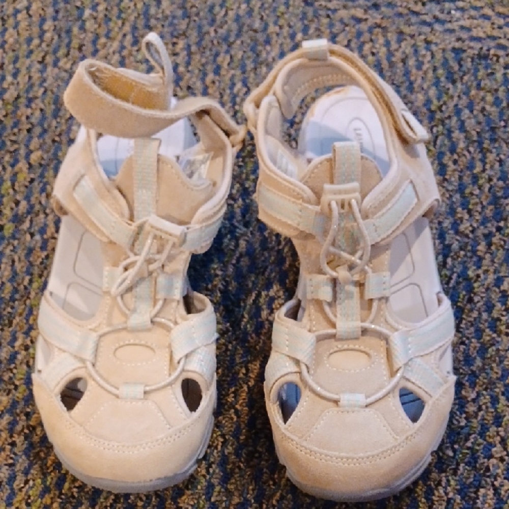 Lands' End Tan Sandals